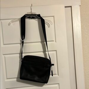 Coach Black Leather Bag EUC
